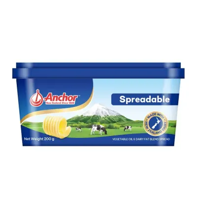 Bơ Thực Vật Mặn Hỗn Hợp Dạng Phết Anchor 200g