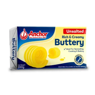 Bơ Thực Vật Lạt Hỗn Hợp Dạng Phết Anchor 200g