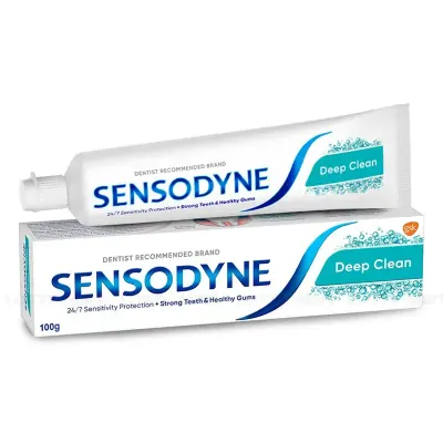 Kem Đánh Răng Sensodyne Deep Clean Làm Sạch Sâu Tuýp 100g