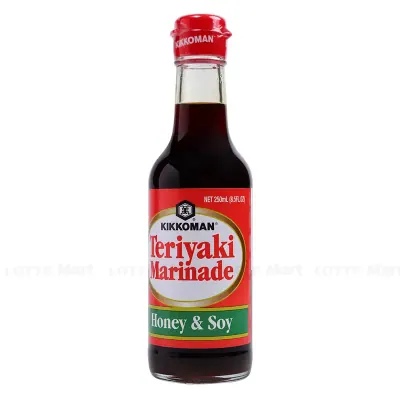 Sốt Teriyaki Kikkoman Mật Ong và Nước Tương Chai 250ml