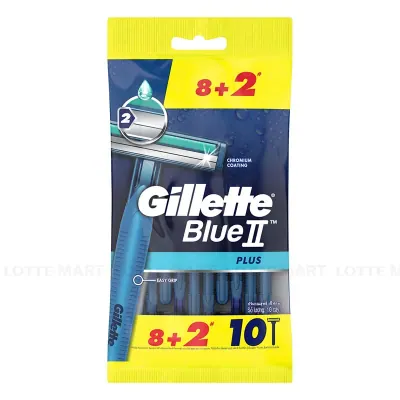 Dao Cạo Râu Gillette Blue II Plus Gói 8+2