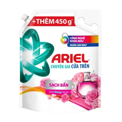 Nước Giặt Ariel Hương Downy Nước Hoa Cho Máy Giặt Cửa Trên Túi 3.65kg