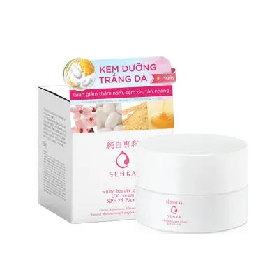 Kem Dưỡng Da Senka Trắng Hồng Mờ Thâm Ngày 50g