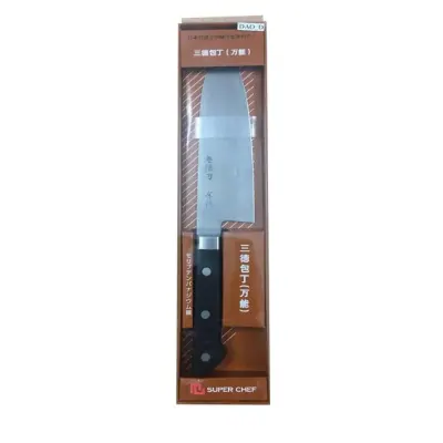Dao Thái Inox Super Chef Cán Nhựa D-16.5cm