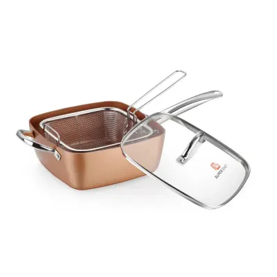 Quánh Vuông Hợp Kim Nhôm Super Chef G2024S – 24cm