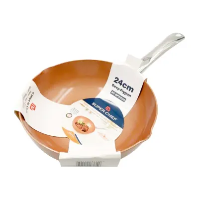 Chảo Sâu Hợp Kim Nhôm Bếp Từ Super Chef DF2024 – 24cm