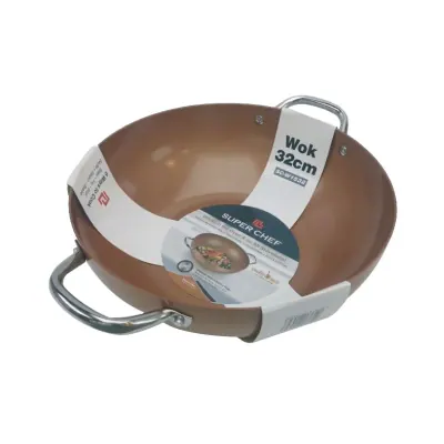 Chảo Xào Hợp Kim Nhôm Super Chef W1532 – 32cm