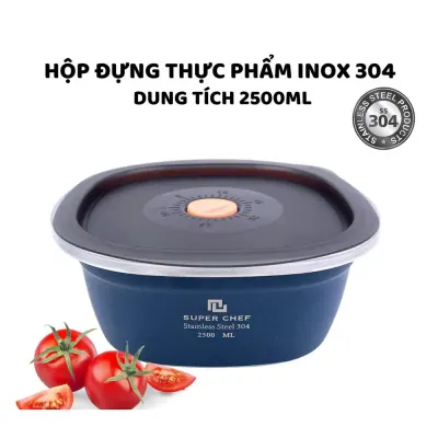 Hộp Bảo Quản Thực Phẩm SuperChef 2500ml (SC – FB3250)