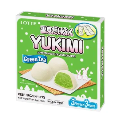 Kem Yukimi Daifuku Trà Xanh Lotte Hộp 270ml