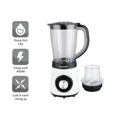 Máy Xay Sinh Tố Sharp EMS155PVWH 1.5L