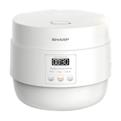 Nồi Cơm Điện Tử Sharp KS – Com 100DVRD – WH1L