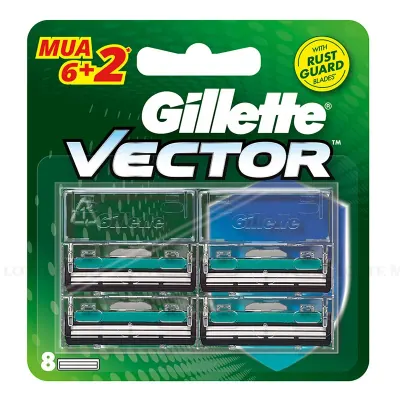 Lưỡi Dao Cạo Râu Gillette Vector 8S