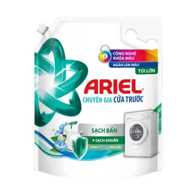 Nước Giặt Ariel Hương Downy Nắng Sớm Cho Máy Giặt Cửa Trước Túi 3.2kg