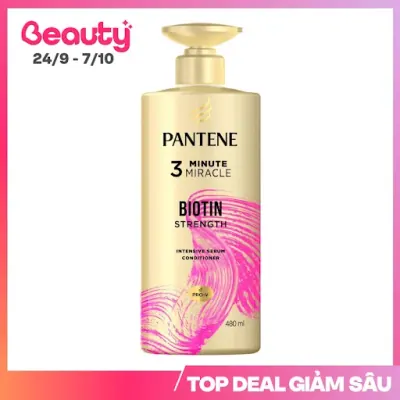 Dầu Xả Pantene 3 Phút Diệu Kỳ Biotin 480ml