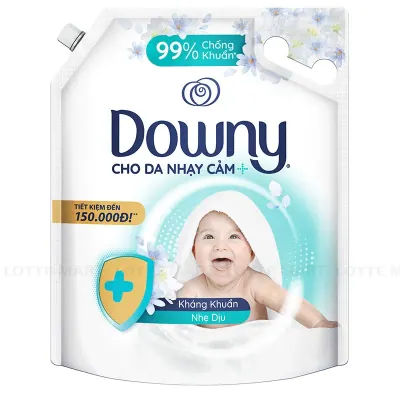 Nước Xả Vải Downy Kháng Khuẩn Nhẹ Dịu Túi 3L