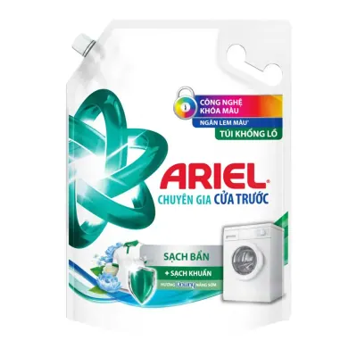 Nước Giặt Ariel Hương Downy Nắng Sớm Cho Máy Giặt Cửa Trước Túi 3.9kg
