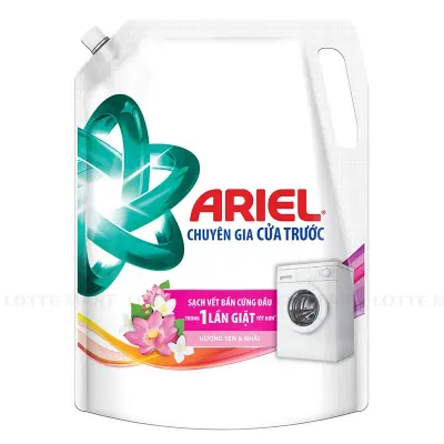 Nước Giặt Ariel Hương Sen và Nhài Cho Máy Giặt Cửa Trước Túi 2.3kg