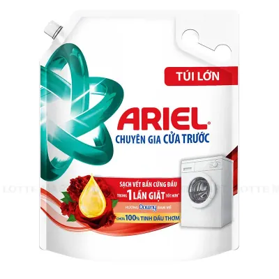Nước Giặt Ariel Hương Downy Đam Mê Cho Máy Giặt Cửa Trước Túi 3.05kg