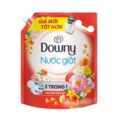 Nước Giặt Downy 2 Trong 1 Cam Chanh Thơm Mát Túi 2.65kg