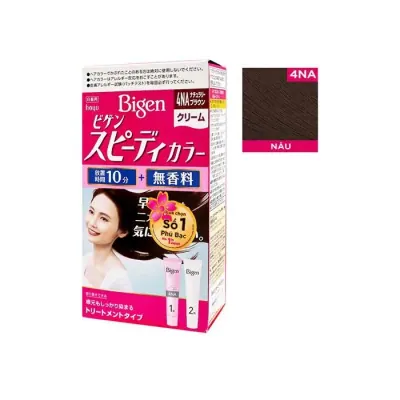 Kem Nhuộm Tóc Bigen Speedy Color 4NA – Nâu 80g