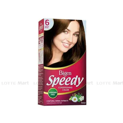 Kem Nhuộm Tóc Bigen Speedy 6 Nâu Caramen