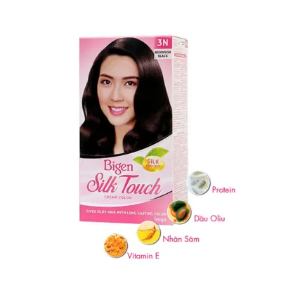 Sản Phẩm Nhuộm Tóc Bigen Silk Touch 3N 136g