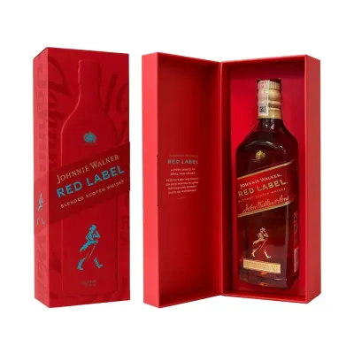 Hộp Xuân Rượu Johnnie Walker Red Label 40% 750ml