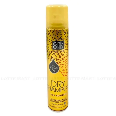 Dầu Gội Khô Girlz Only Dành Cho Tóc Nhuộm Sáng Màu Chai 200ml
