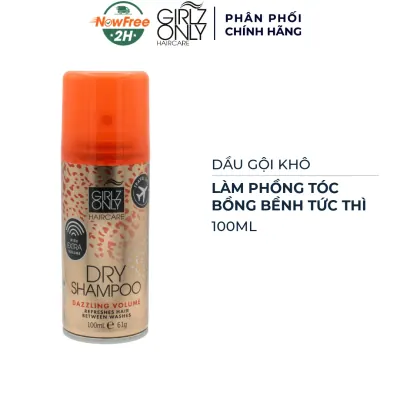 Dầu Gội Khô Girlz Only Tóc Bồng Bềnh Tức Thì 100ml
