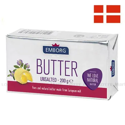 Bơ Lạt Emborg Miếng 200g