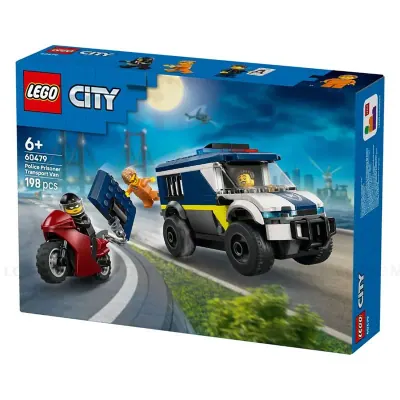 Đồ Chơi Lắp Ráp Lego City Xe Cảnh Sát Chở Tù Nhân 60479