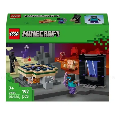 Đồ Chơi Lắp Ráp Lego Hành Trình Nether & End 21584