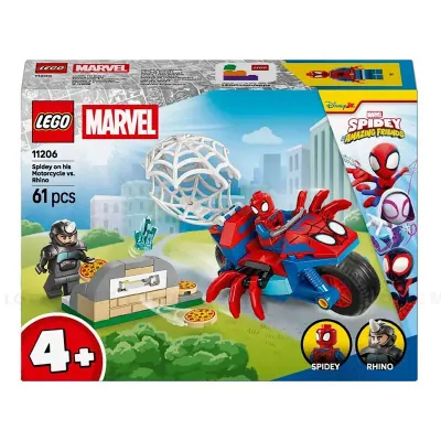 Đồ Chơi Lắp Ráp Lego Người Nhện Đối Đầu Rhino 11206
