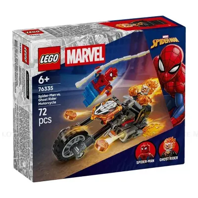 Đồ Chơi Lắp Ráp Lego Mô Tô Ghost Rider & Spider-Man 76335