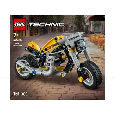 Đồ Chơi Lắp Ráp Lego Mô Tô Màu Vàng 42225