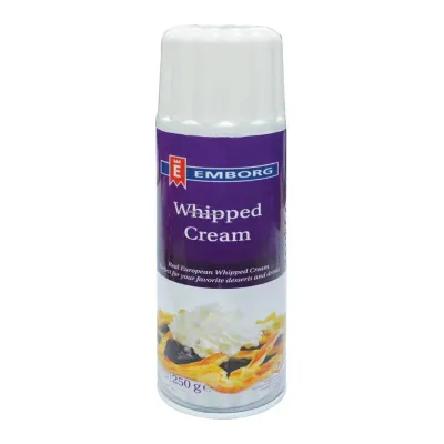 Kem Sữa Tươi Xịt Emborg 250ml CX