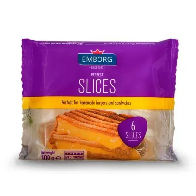 Phô Mai Lát Perfect Slices Emborg – 100g