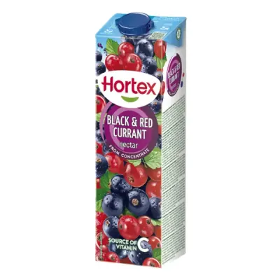 Nước Ép Quả Lý Đen & Đỏ Hortex 1L