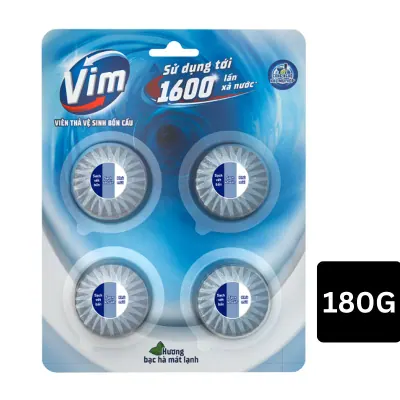 Viên Thả Bồn Cầu Vim 4 Viên 180g