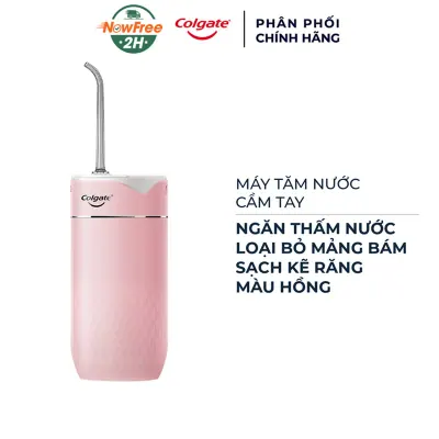Máy Tăm Nước Colgate Cầm Tay Ngăn Thấm Nước Màu Hồng