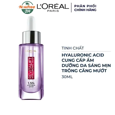 Serum L'Oréal Hyaluronic Acid Cấp Ẩm Sáng Da 30ml