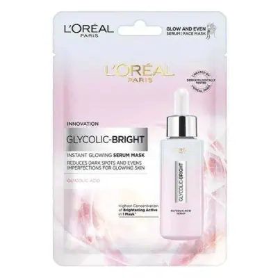 Mặt Nạ L'Oréal Dưỡng Sáng Glycolic 22g