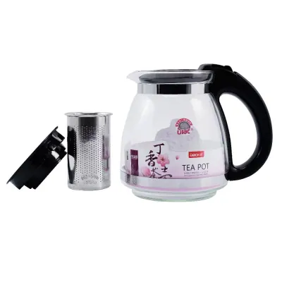 Bình Lọc Trà Thủy Tinh Lilac 1.5L