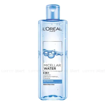 Nước Tẩy Trang Tươi Mát L'Oréal Micellar Water 3-in-1 Refreshing Even For Sensitive Skin Chai 400ml