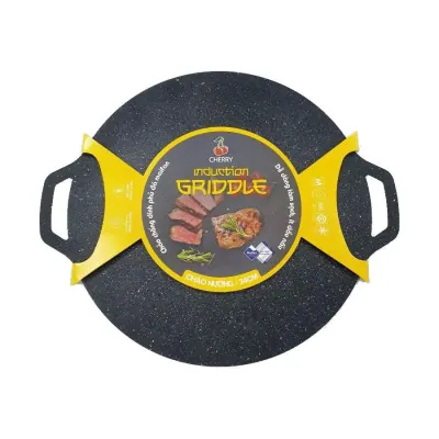 Chảo Gang Nướng Không Dính Cherry 34cm