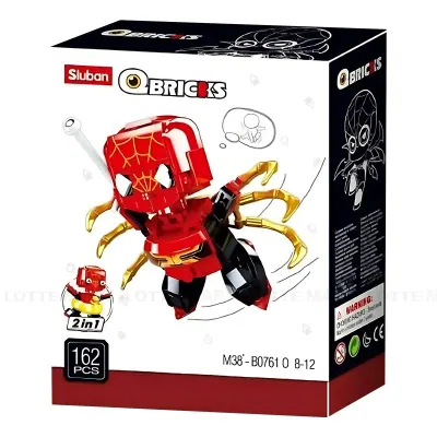Đồ Chơi Lắp Ráp Siêu Anh Hùng Spider-Man Sluban M38-B0761O (162 Chi Tiết)