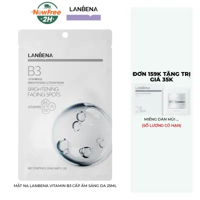 Mặt Nạ Lanbena Vitamin B3 Cấp Ẩm Sáng Da 25ml
