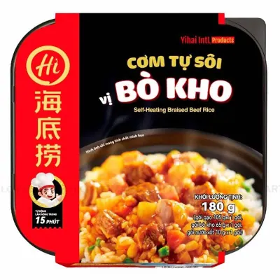 Cơm Tự Sôi Haidilao Vị Bò Kho Hộp 180g