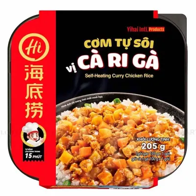 Cơm Tự Sôi Haidilao Vị Cà Ri Gà Hộp 205g
