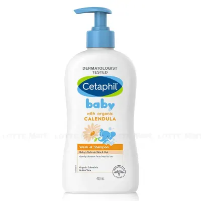 Sữa Tắm Gội Trẻ Em Cetaphil Baby Organic Calendula Tinh Chất Hoa Cúc 400ml